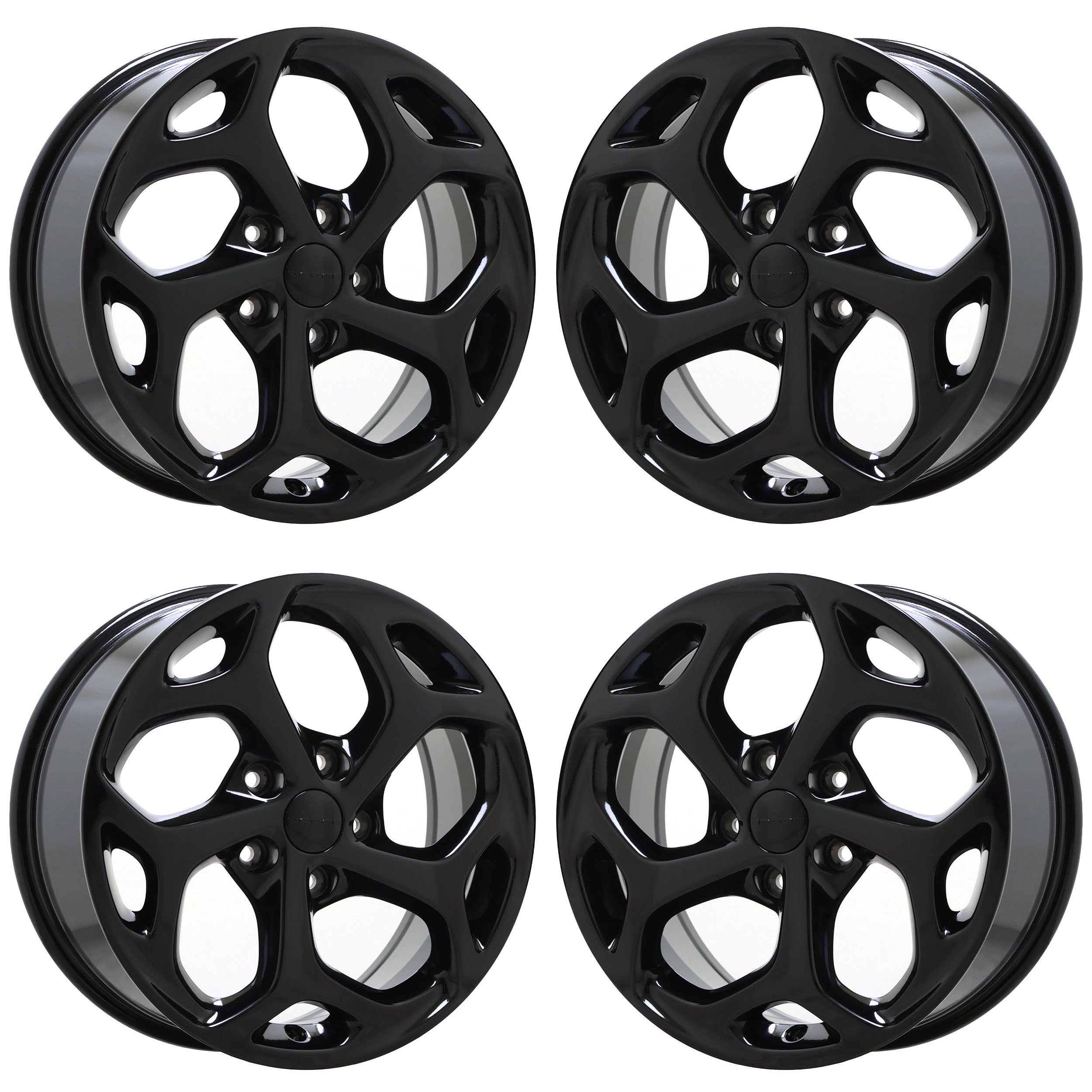 18" Chrysler Pacifica Gloss Black wheels rims Factory OEM set 2017